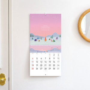 2026년 벽걸이달력 캘린더 작은이야기 (300*300)mm