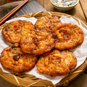 월남관 수제 오징어 김치전 1kg